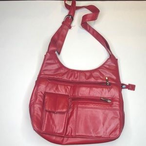 Beautiful red purse and Black White pursue